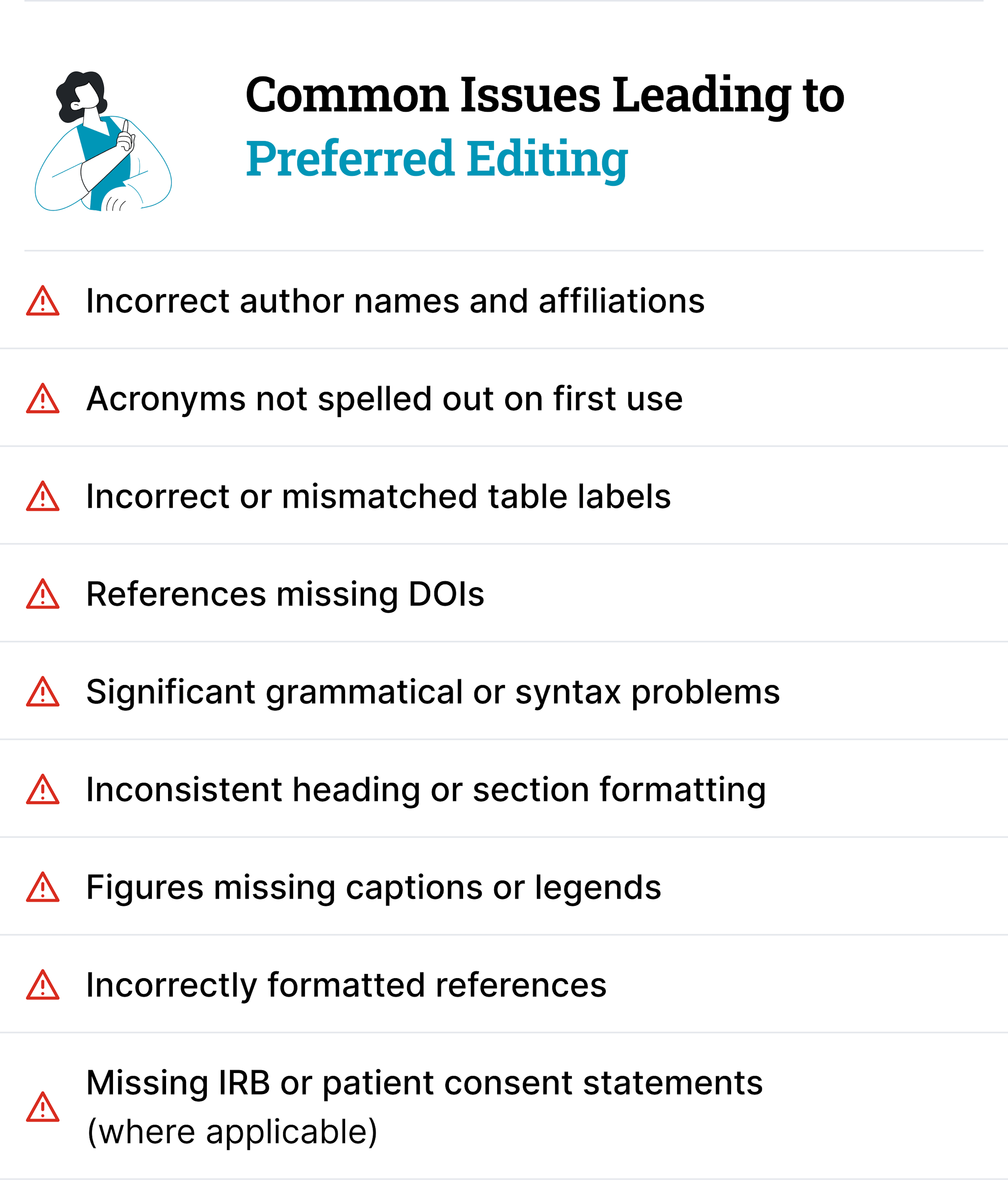 Preferred Editing triggers