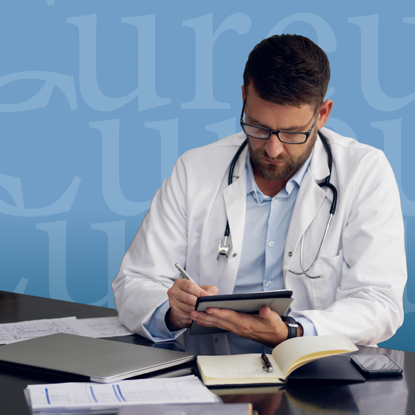 Medical professional representing research integrity